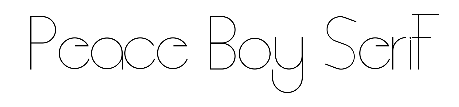 Peace Boy Serif